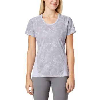 Columbia Solar Chill 2.0 Short Sleeve, Camiseta Morados Para Mujer | 304952-VOC